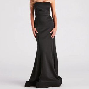 Windsor Amy Formal Strapless Mermaid Dress - Small, Black